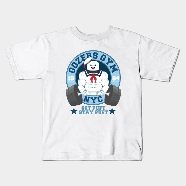 Gozer's Gym Kids T-Shirt by Woah_Jonny
